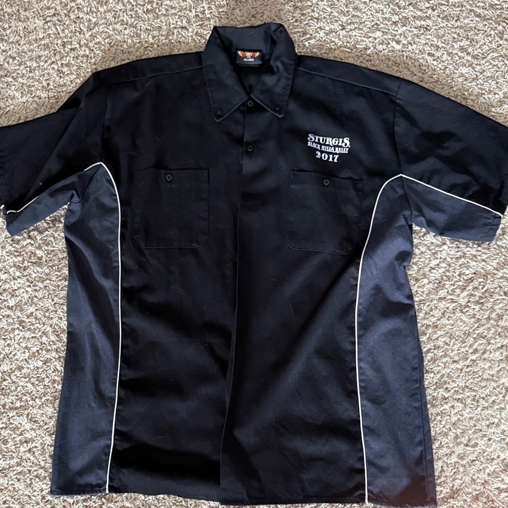 Ben Davis Black Casual Button Down Shirt